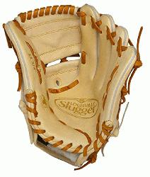 e Slugger Pro Flare Cream 11.75 2-piece Web Baseball Glove Right H